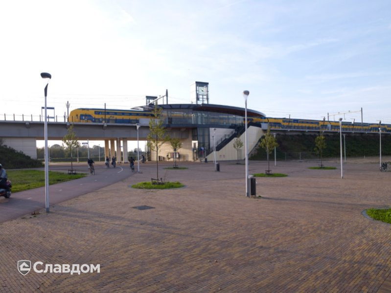 Железнодорожная станция в г. Неймеген с применением брусчатки Penter Auraton