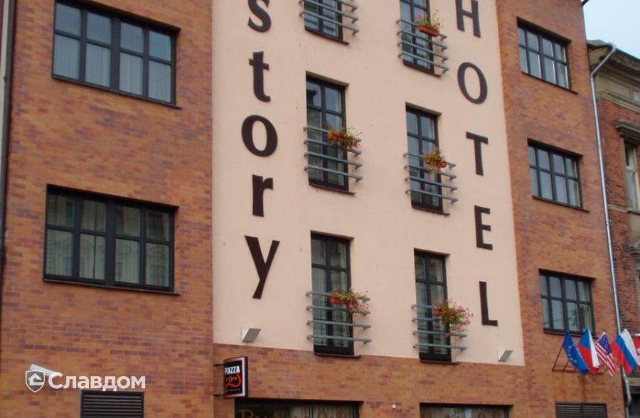 Здание Astory Hotel с облицовкой фасадной плиткой Stroeher Keraprotect 405