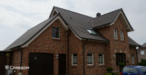 Загородный дом с облицовкой плиткой Westerwaelder Klinker MONTANA WK75 Gelderland