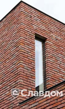 Частный дом в Герцеле с облицовкой кирпичом Terca Paarsblauw