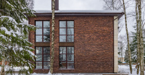 Частный дом с облицовкой кирпичом Baksteen Леуварден
