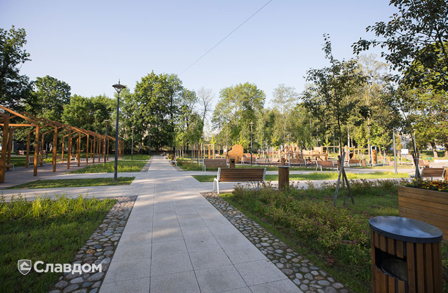 Благоустройство сквера «Юность» в Гатчина