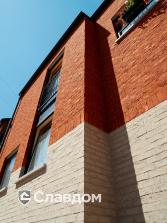 Жилой дом в Бельгии с облицовкой кирпичом Terca Spaans Rood