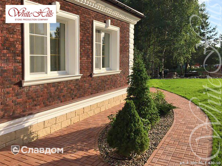 Частный дом с применением НФС Ronson и фасадного изделия Лондон Брик F300-70 и Шеффилд F430-10+F435-10 