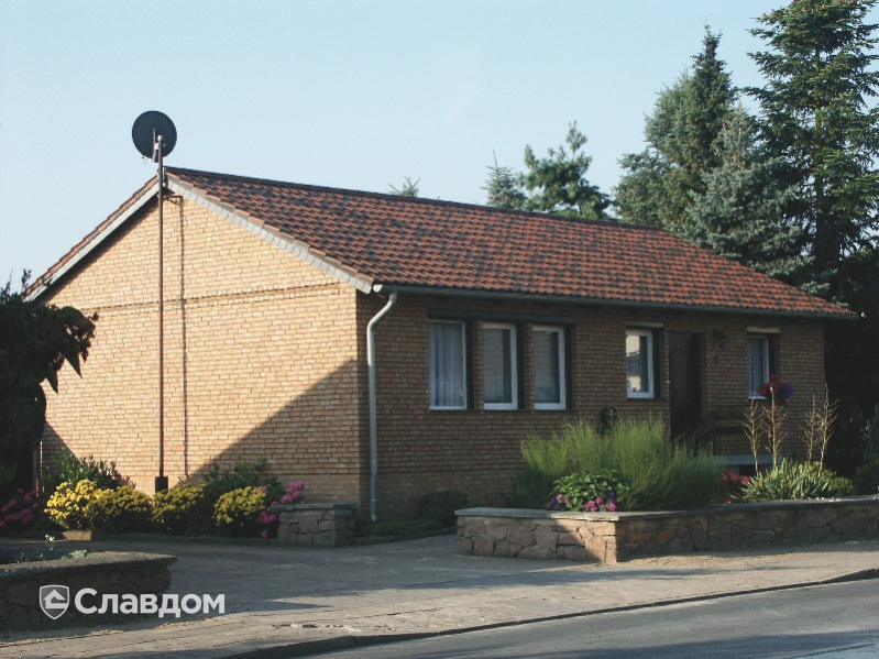 Жилой дом с облицовкой кирпичом Terca Orchidee Rose