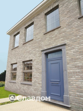 Двухэтажный коттедж с облицовкой кирпичом Terca Oud Laethem