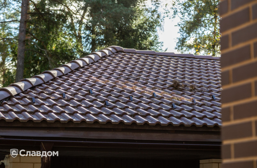 Частный дом в Ленинградской области с облицовкой кирпичом Terca 