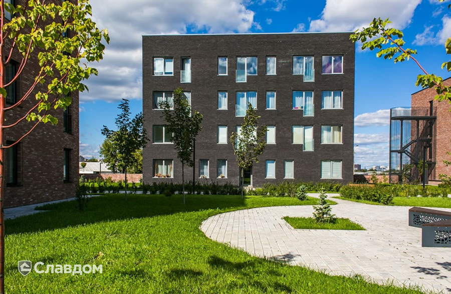 Жилой комплекс с облицовкой кирпичом Terca Agora Grafietzwart