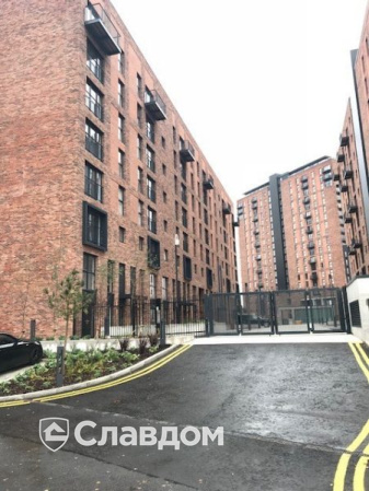 Многоквартирный дом в Солфорде с облицовкой кирпичом Terca Topaas