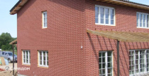 Частный дом с облицовкой кирпичом Terca Nordic Klinker Line Stockholm