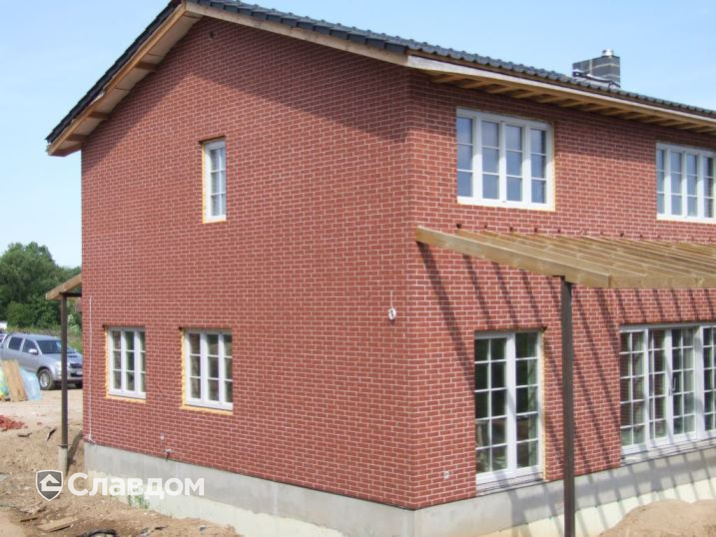 Частный дом с облицовкой кирпичом Terca Nordic Klinker Line Stockholm