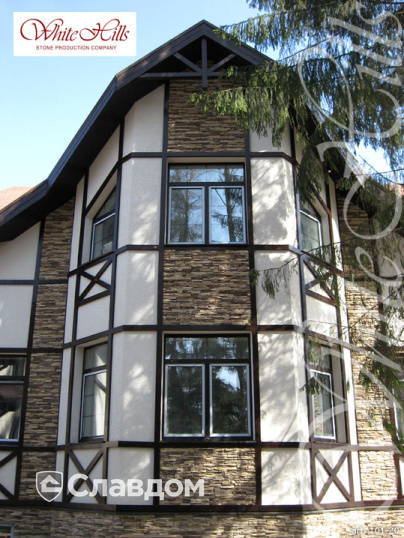 Коттедж с применением облицовочного камня White Hills Кросс Фелл 101-20