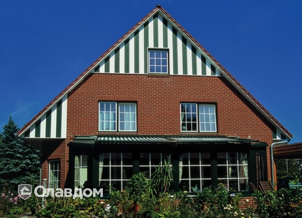 Частный дом с облицовкой кирпичом Terca B1