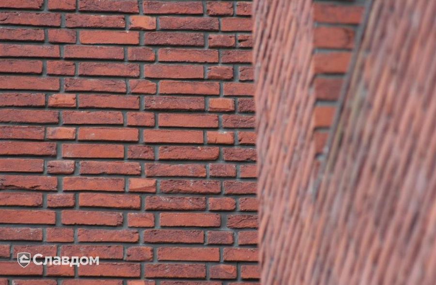 Дом в Бельгии с облицовкой кирпичом Terca Portsmouth