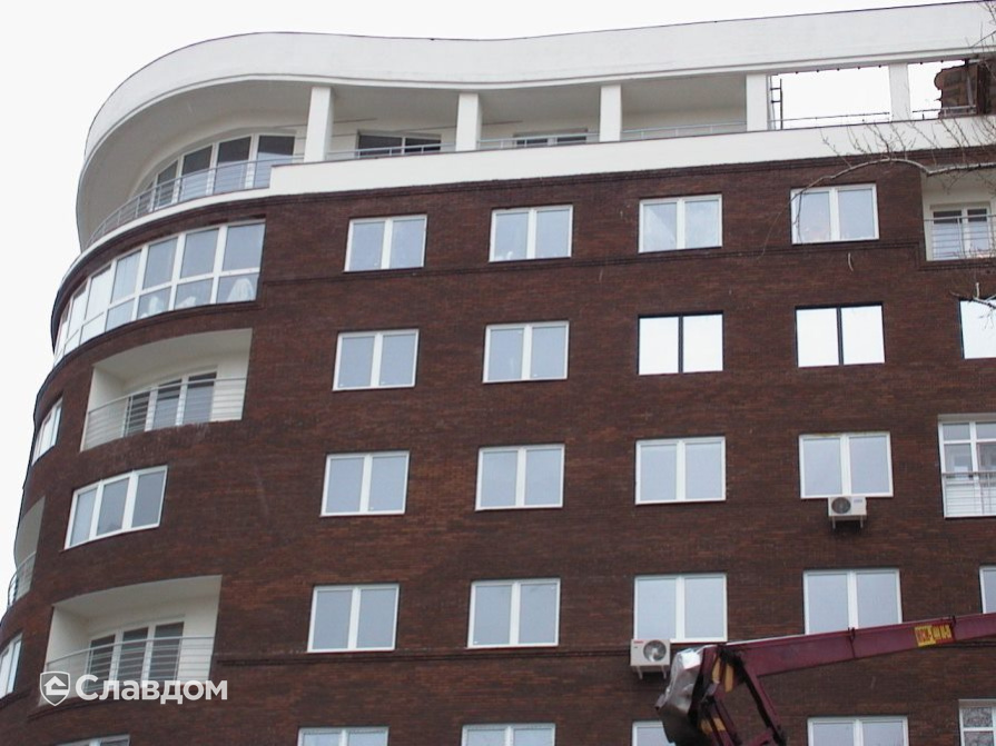 Жилой комплекс с облицовкой кирпичом Terca Terra шероховатый