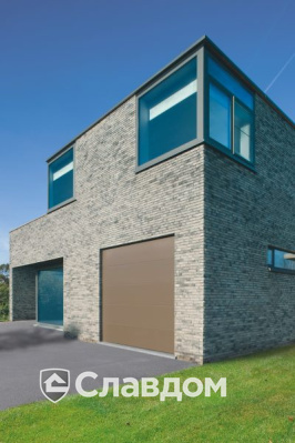 Частный дом в Синт-Адрисе с облицовкой кирпичом Terca Iluzo Grijs-zwart