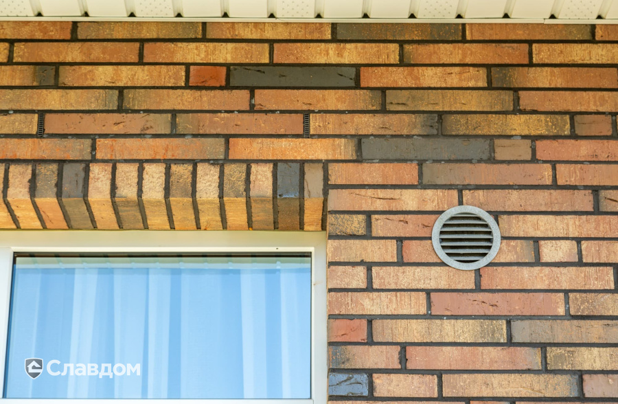 Частный дом с облицовкой кирпичом ModFormat Халден