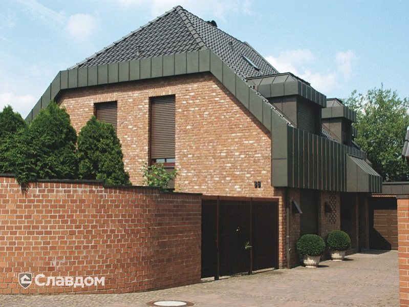 Частный дом с облицовкой кирпичом Terca Pastorale