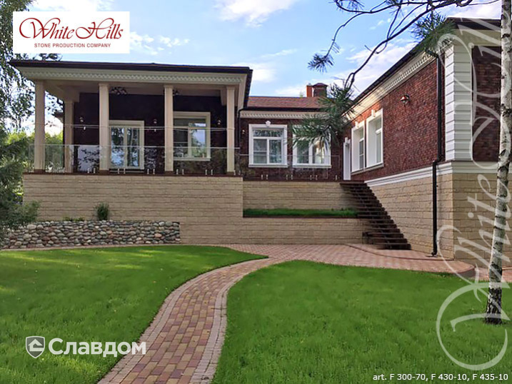 Частный дом с применением НФС Ronson и фасадного изделия Лондон Брик F300-70 и Шеффилд F430-10+F435-10 