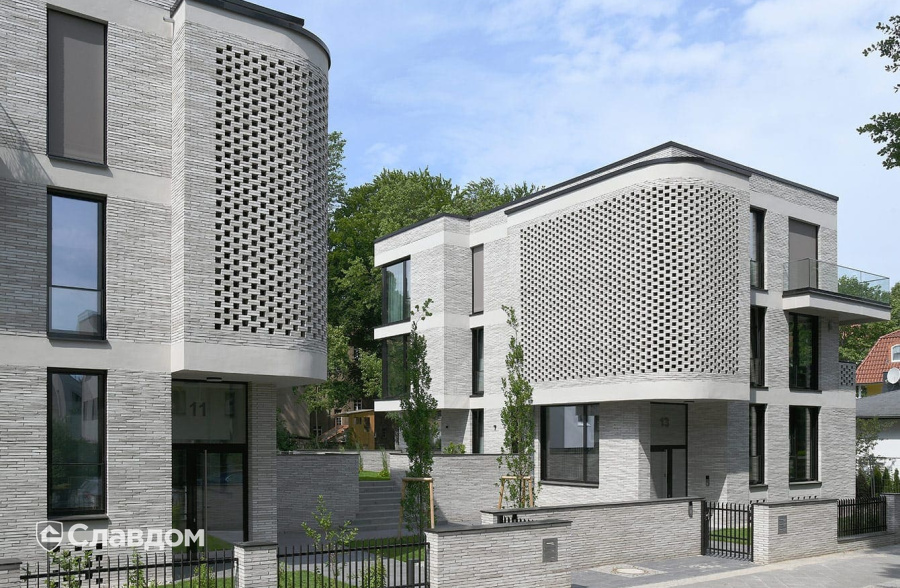 Вилла в Берлине с использованием кирпича Randers Tegl RT154 Ultima