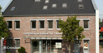 Банк Landessparkasse zu Oldenburg с кладкой черепицы Limburg anthrazit