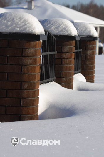 Частный объект с облицовкой кирпичом Terca Terra шероховатый