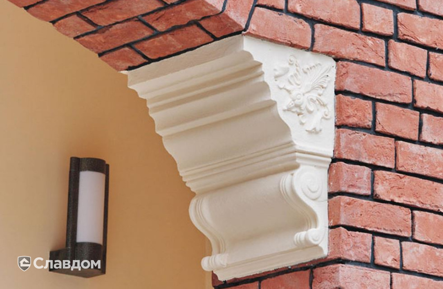 Дом облицованный фасадной плиткой LHL Carmine