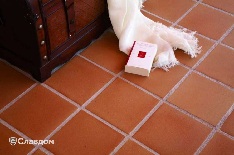 Терраса с применением плитки Gres Aragon Natural