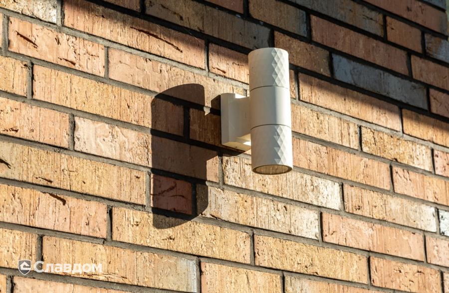 Частный дом с облицовкой кирпичом ModFormat Халден