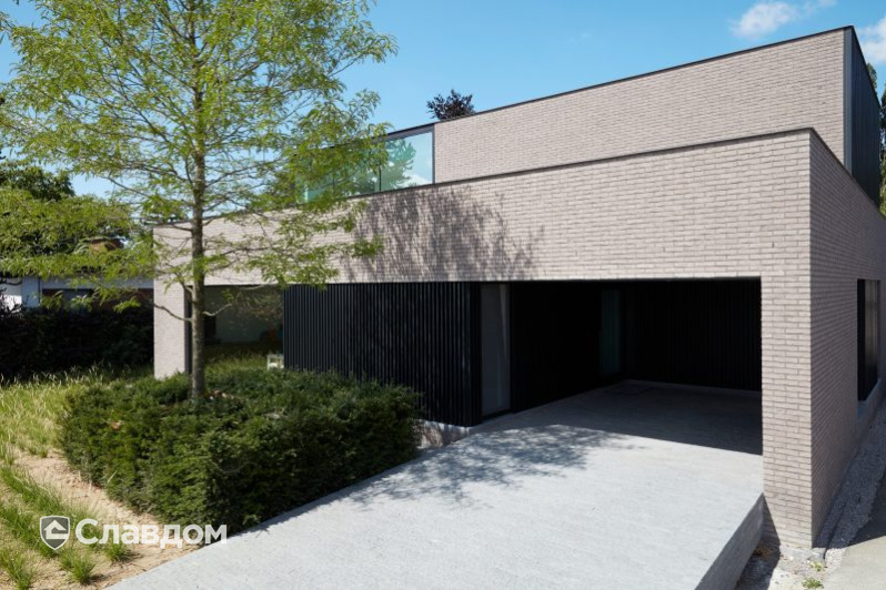 Частный дом в Бельгии с облицовкой кирпичом Terca Cromo