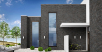 Загородный дом с отделкой клинкерной плиткой Stroeher Brickwerk