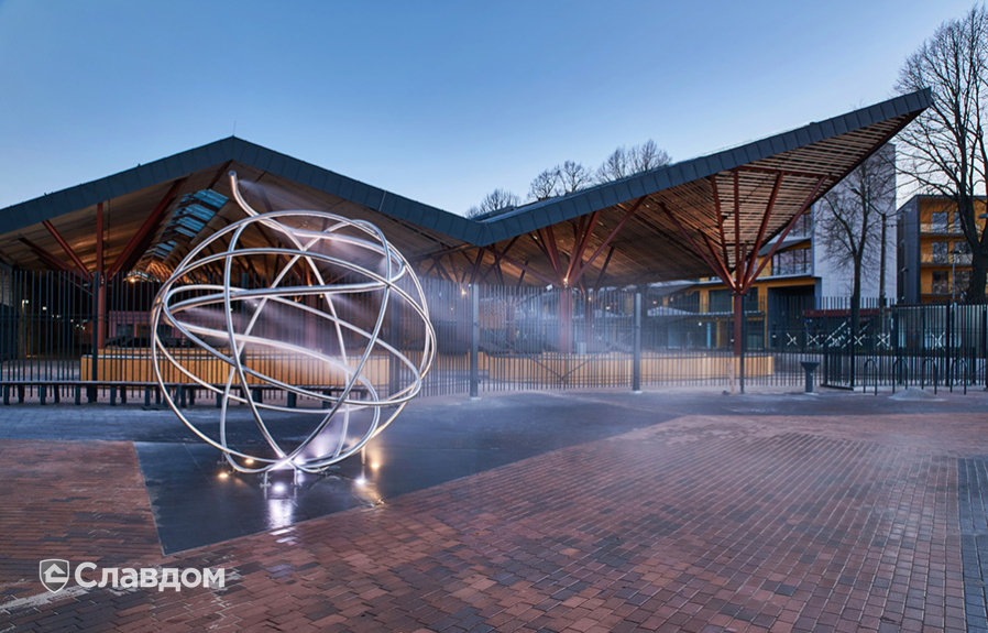 Вокзальный рынок в Таллине с применением брусчатки Penter Baltic Klinker Pavers Nuance