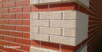 Жилой дом с применением керамического кирпича BRAER красный риф