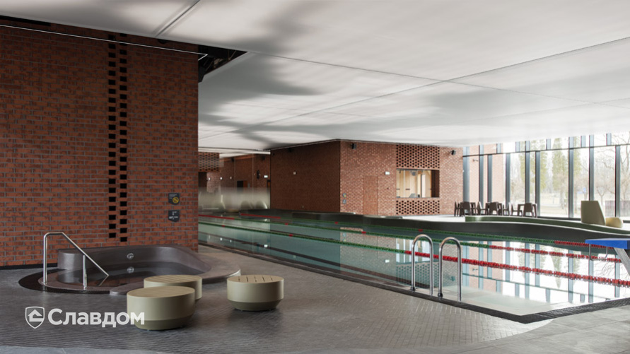 Оздоровительный центр с облицовкой кирпичом Terca Stockholm