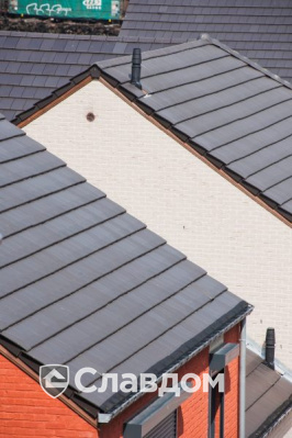 Таунхаус с облицовкой кирпичом Terca Donkerrood и Forum Prata