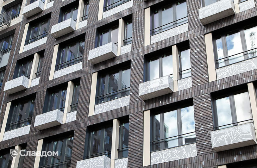 ЖК "Западный порт" с облицовкой фасадной плиткой Stroeher