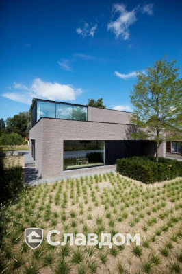 Частный дом в Бельгии с облицовкой кирпичом Terca Cromo