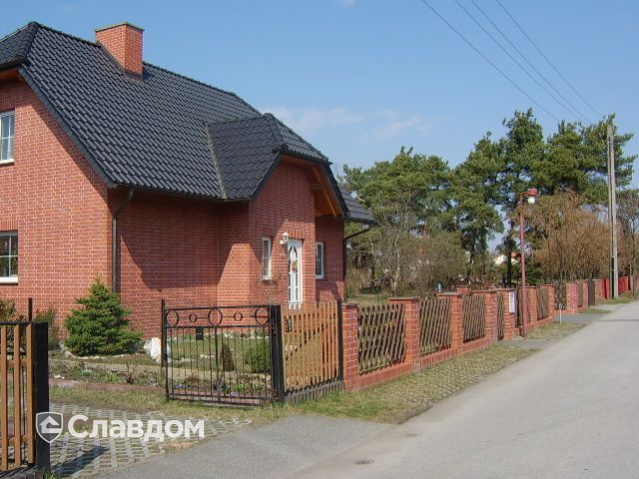 Частный дом с облицовкой кирпичом Terca Oderland