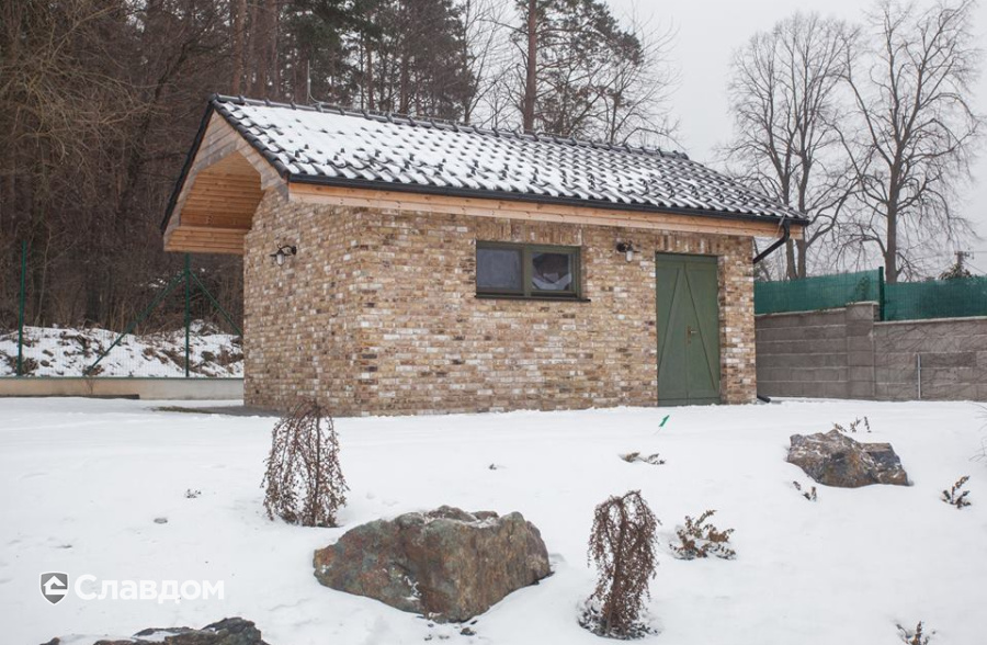 Частный дом с облицовкой кирпичом ENGELS HANDFORM Barnsteen