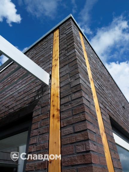 Жилой дом с облицовкой кирпичом Terca KBB-f