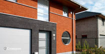 Частный дом в Бельгии с облицовкой кирпичом Terca Spaans Rood