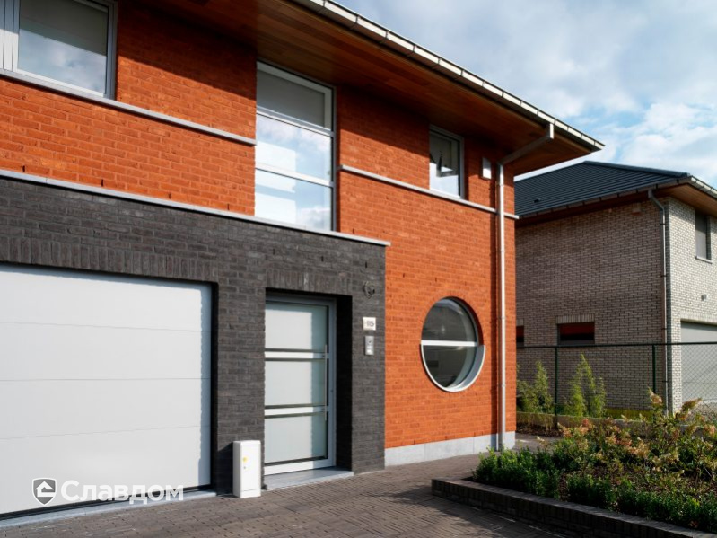 Частный дом в Бельгии с облицовкой кирпичом Terca Spaans Rood