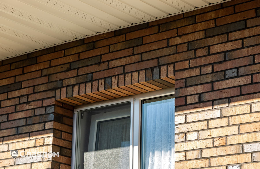 Частный дом с облицовкой кирпичом ModFormat Халден