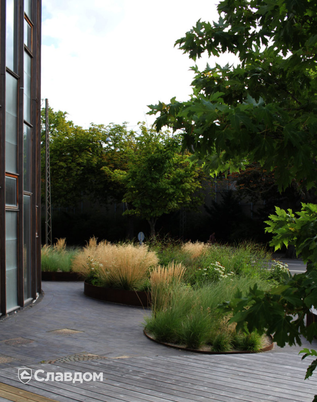 Сквер Копенгагенского университета с применением брусчатки MUHR 15 Schwarz-bunt edelglanz