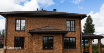 Частный дом с облицовкой кирпичом Донские зори Болдино