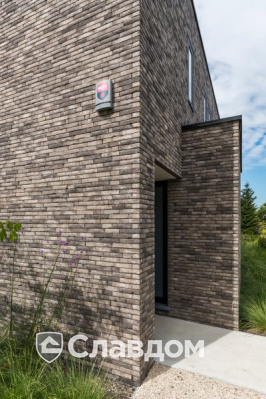 Частный дом в Дилбеке с облицовкой кирпичом Terca Iluzo Grijs-zwart