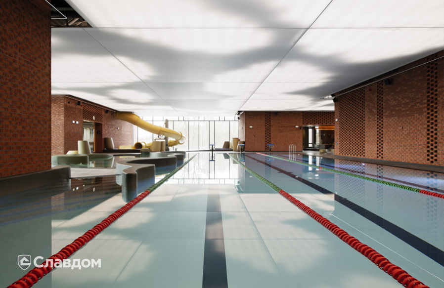 Оздоровительный центр с облицовкой кирпичом Terca Stockholm