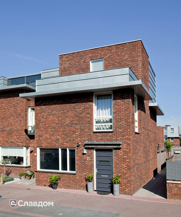 Коттеджный поселок с облицовкой кирпичом ручной формовки MUHR Nr 37 Sylt