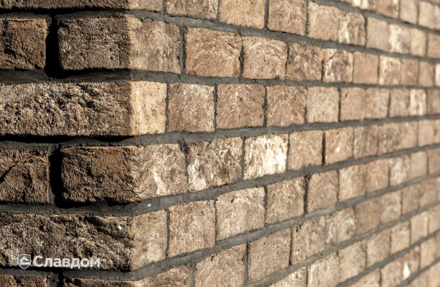 Частный дом с облицовкой из кирпича Тандем Данилово