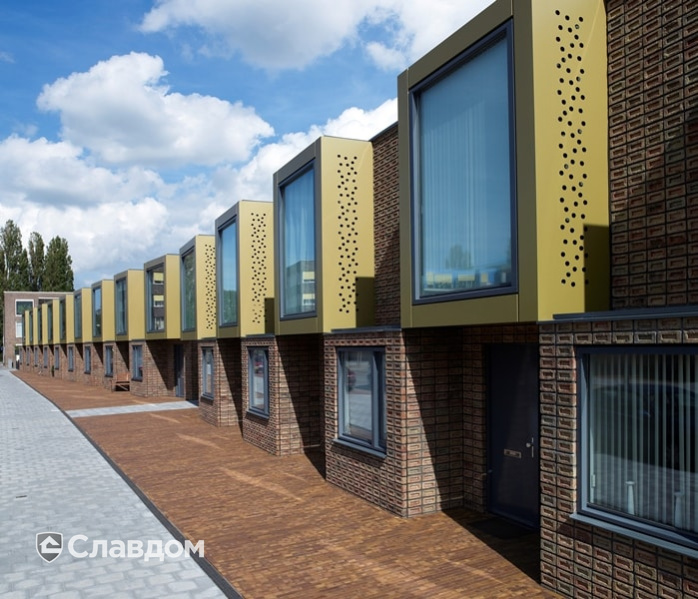 Таунхаус с облицовкой кирпичом Terca Verda